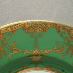 Minton gilded plate