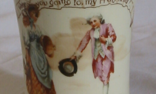 Royal Doulton beaker "Where are you going to my pretty maid?