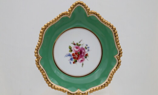 Royal Worcester dish painted by Ernest Phillips