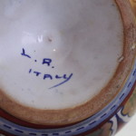 Two handled lustre bowl by Lorenzo Rubboli