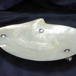 Mother-of-pearl card tray