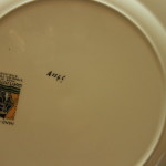 Gray's Pottery hand painted plate pattern A1546