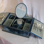 Victorian ladies travelling beauty case