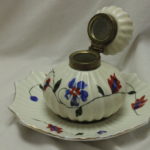 Hand painted porcelain inkstand 
