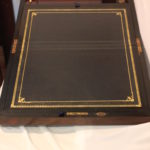 Rosewood veneer writing box