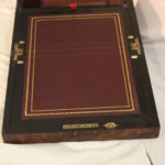 Amboyna veneer writing box