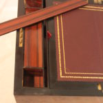 Amboyna veneer writing box