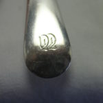 Sterling silver ladle by James Dixon and Sons