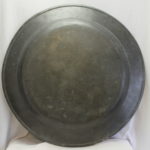 Pewter charger c1700.