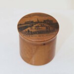 Mauchline ware box - Pier and Royal Hotel Lowestoft