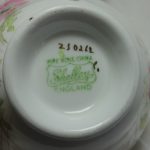 Shelley cup saucer & plate Poppy pattern 0262