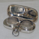 Sterling silver double sovereign case Chester 1912