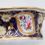 Ridgway hand painted and gilded sucrier on stand