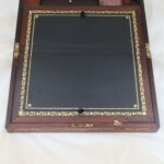 Writing box veneered with rosewood and maple