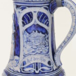 Westerwald stoneware lidded jug by J W Remy