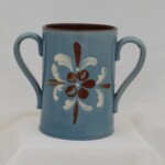 Victorian Torquay ware loving cup