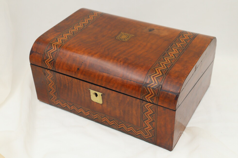 Tunbridge ware writing box