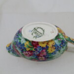 Royal Winton mint sauce boat and stand Julia pattern